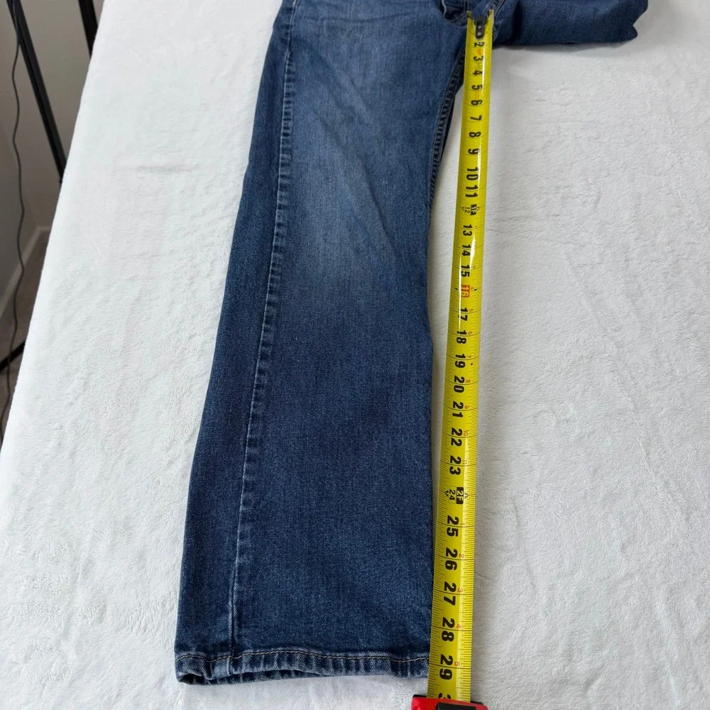 Levi's 505 Regular Fit Jeans Mens 32x32 Blue Good Medium Wash Straight Leg